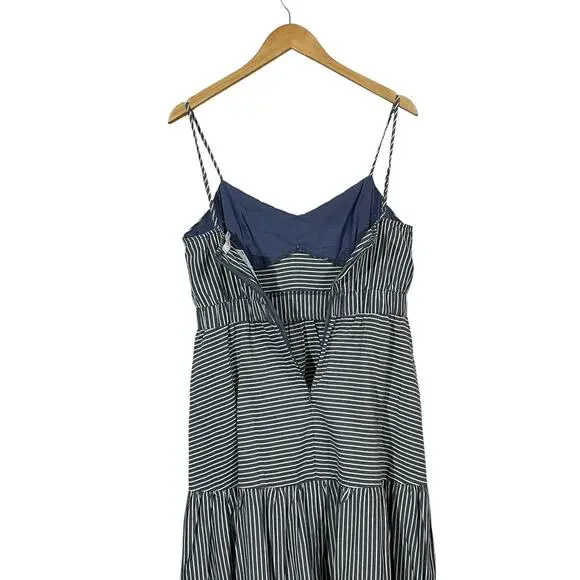 NWT Lush Navy Stripe Midi Dress - Medium - Picture 8 of 10